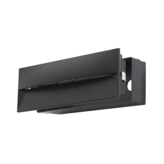 Rendl R14207 - Zápustné LED svítidlo do stěny REP 27 10W, 3000K, 431lm, 230V, 90°, IP65, černá