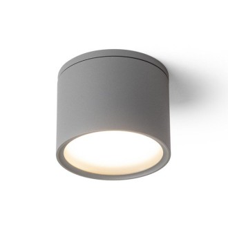 Rendl R14230 - Venkovní stropní svítidlo SKY 1xGX53, 230V, IP65, Ø90, světle šedá