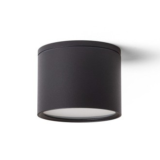 Rendl R14231 - Venkovní stropní svítidlo SKY 1xGX53, 230V, IP65, Ø90, černá
