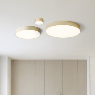 Rendl R14361 - Stropní LED svítidlo LARISA R 40 50W, 3000K/4000K/6500K, 3750lm, Ø400, perleťová zlatá
