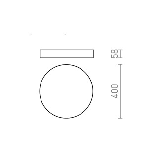 Rendl R14361 - Stropní LED svítidlo LARISA R 40 50W, 3000K/4000K/6500K, 3750lm, Ø400, perleťová zlatá
