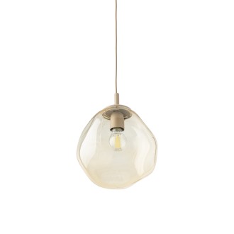 TK Lighting 11327 - Lustr LAVA M SABIA 1xE27, béžová/koňak
