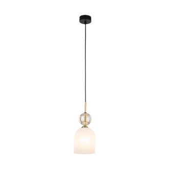 TK Lighting 11020 - Lustr SOPHIA COGNAC WHITE 1xE14, bílá/koňak/černá/zlatá