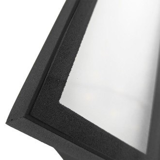 Idea led ID-8025 - Nástěnné venkovní LED svítidlo Velorion 27W, 4000K, 3375 lm, IP65, černá + PIR senzor
