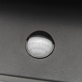 Idea led ID-8025 - Nástěnné venkovní LED svítidlo Velorion 27W, 4000K, 3375 lm, IP65, černá + PIR senzor