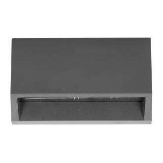 Adviti AD-OP-6190L4 - Venkovní orientační svítidlo na stěnu ENYE 1,5W, 4000K, 60lm, IP65, šedá