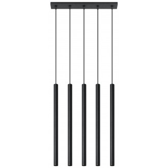 Sollux SL.0472 - Lustr PASTELO 5 5xG9, ocel/černá