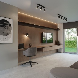 Sollux SL.0334 - Stropní bodové svítidlo RING 6L 6xGU10, černá