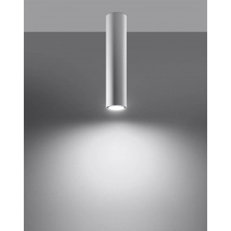 Sollux SL.0998 - Stropní svítidlo LAGOS 40 1xGU10, Ø60, bílá