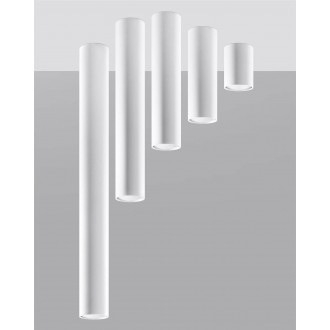 Sollux SL.0998 - Stropní svítidlo LAGOS 40 1xGU10, Ø60, bílá