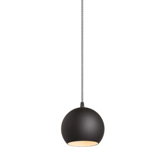 Rendl R11824 - Lustr Copa 1xE27, Ø140, černé sklo