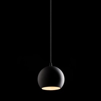 Rendl R11824 - Lustr Copa 1xE27, Ø140, černé sklo