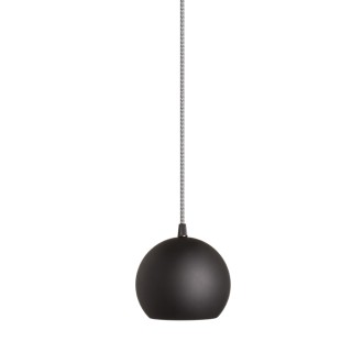 Rendl R11824 - Lustr Copa 1xE27, Ø140, černé sklo