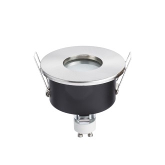 Rendl R11734 - Koupelnové podhledové svítidlo Splash 1xGU10, IP65, 230V, Ø83, matný nikl