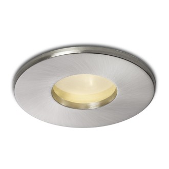 Rendl R11734 - Koupelnové podhledové svítidlo Splash 1xGU10, IP65, 230V, Ø83, matný nikl