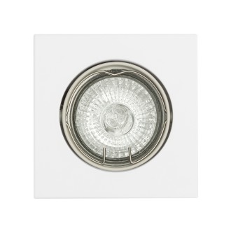 Rendl R11745 - Náklopné podhledové svítidlo Topic SQ 1xGU10, 230V, 82x82, matná bílá