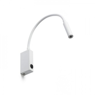 Rendl R12944 - Nástěnná LED lampička EKE 3W, 3000K, 100lm, 60°, bílá