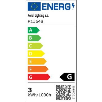Rendl R13648 - Nástěnná LED lampička Vale 3W, 3000K, 150lm, 30°, černá