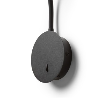 Rendl R13648 - Nástěnná LED lampička Vale 3W, 3000K, 150lm, 30°, černá