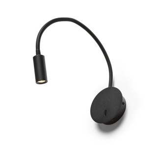 Rendl R13648 - Nástěnná LED lampička Vale 3W, 3000K, 150lm, 30°, černá