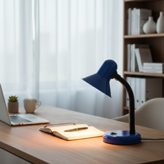 Mi by Milagro - Stolní lampička Mentor 1xE27, modrá