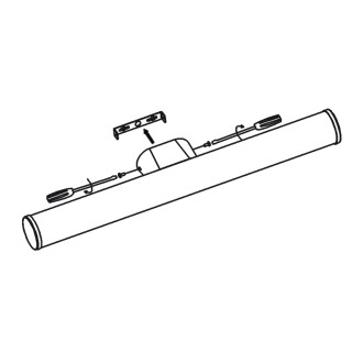 TOP LIGHT Madeira K40 - Nástěnné koupelnové LED svítidlo Madeira K40, 8W, 4000K, 800lm, D400, IP44, chrom