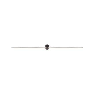 Nowodvorski 8130 - Koupelnové nástěnné LED svítidlo Pin LED L 15W, 4000K, 700lm, IP44, 1210mm, černá