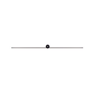 Nowodvorski 8130 - Koupelnové nástěnné LED svítidlo Pin LED L 15W, 4000K, 700lm, IP44, 1210mm, černá