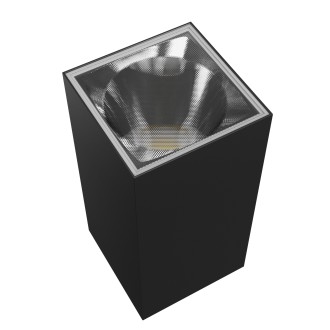 SPECTRUM SLI003024CCT_PW - Venkovní nástěnné LED svítidlo Torre CCT 18W, 3000/4000/6000K, 2000lm, IP54, černá