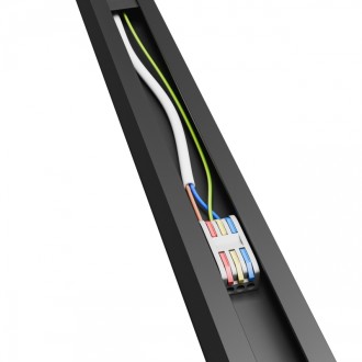 Spectrum SLI047315CCT_PW - Stropní LED svítidlo ALLDAY BASIC 20/30/40W, 2700/4000/6000K, 5000lm, UGR<19, černá/prizmatický kryt