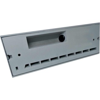 Greenlux GXPS079 - Venkovní orientační LED svítidlo STEP 10W, 4000K, 850lm, IP54, IK08, šedá/čiré sklo