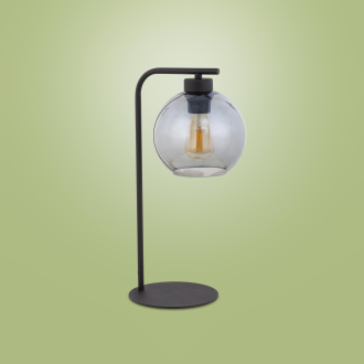 TK Lighting 5102 - Stolní lampička Cubus graphite 1xE27, grafit/černá