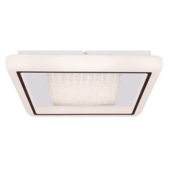 Globo 41295-36 - Stropní LED svítidlo Silvie 36W, 3000-6000K, 3000lm, bílá/chrom/opál + dálkové ovládání